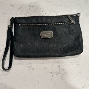 Michael Kors black clutch